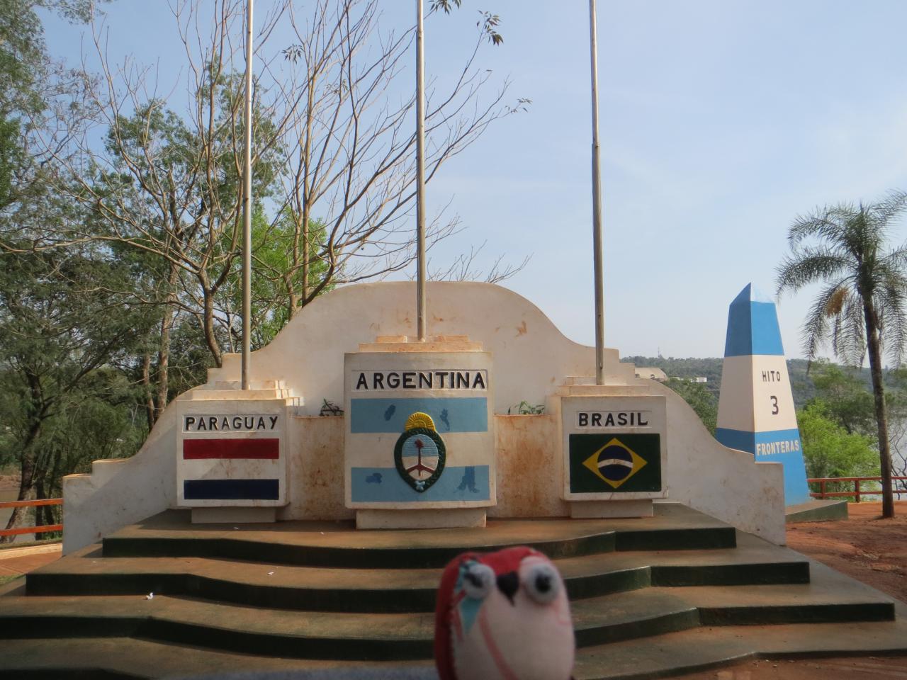 Le triple point des frontières (côté argentin)