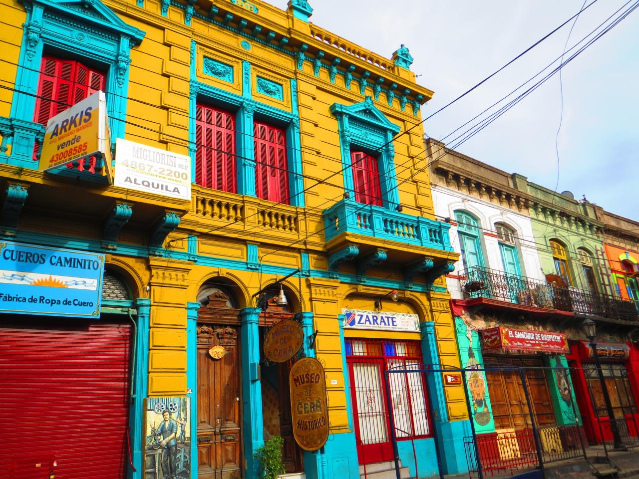 Buenos Aires : le caminito, quartier de la Boca