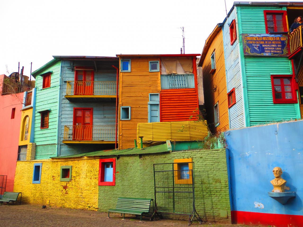 Buenos Aires : le caminito, quartier de la Boca