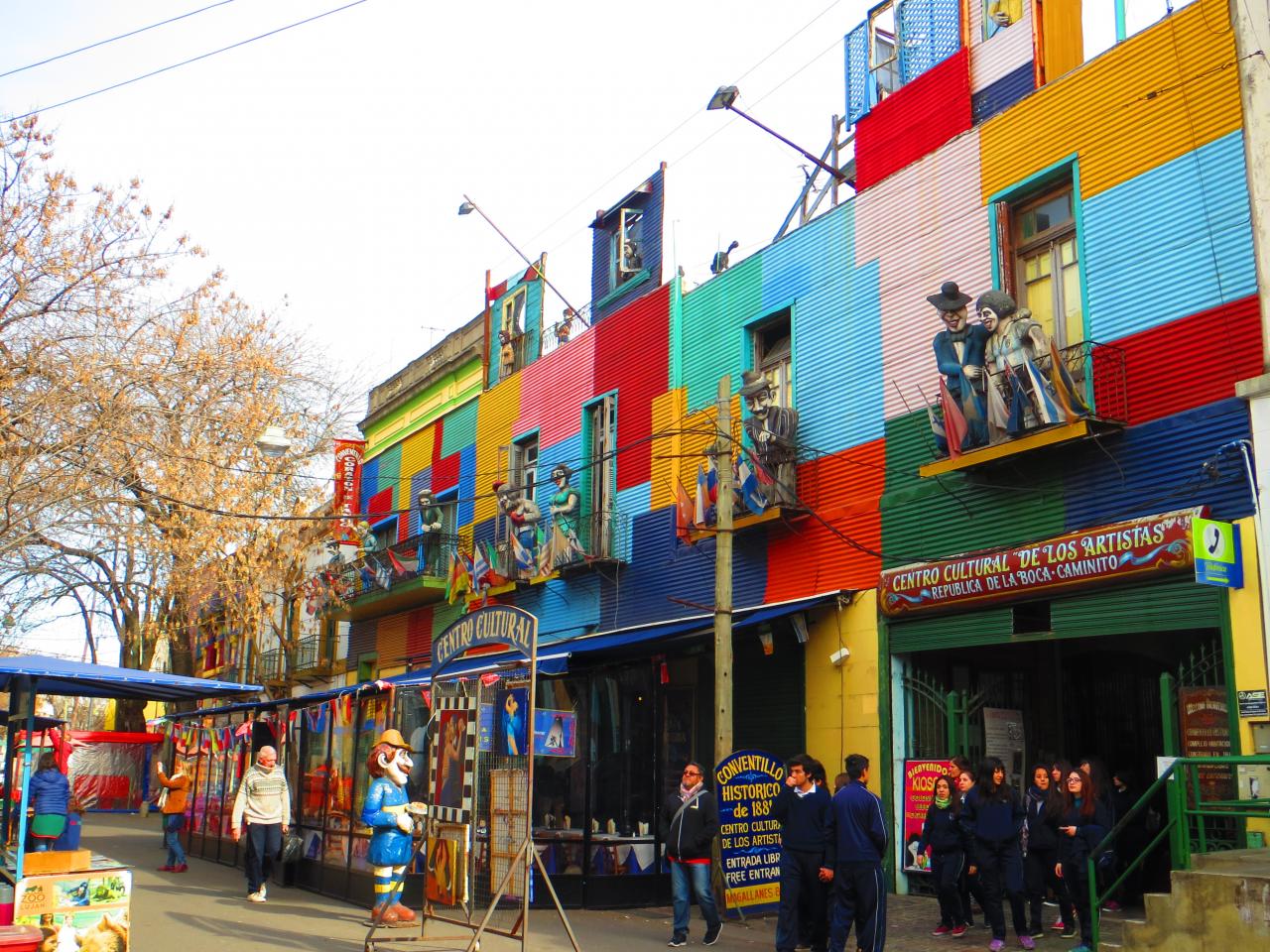 Buenos Aires : le caminito, quartier de la Boca