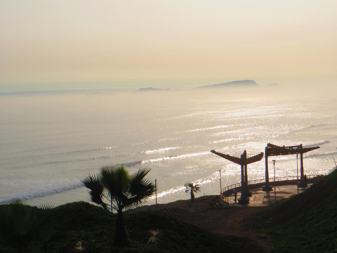 Couché de soleil sur Lima
