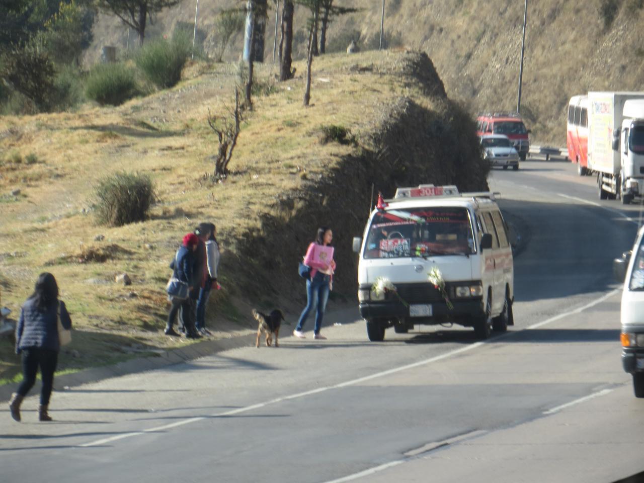 Sur la route de Copacabana