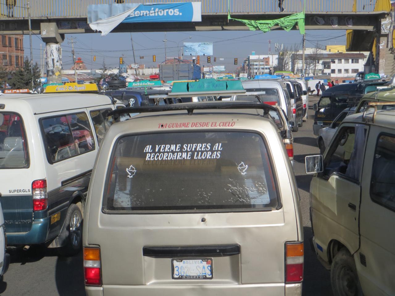 Sur la route de Copacabana
