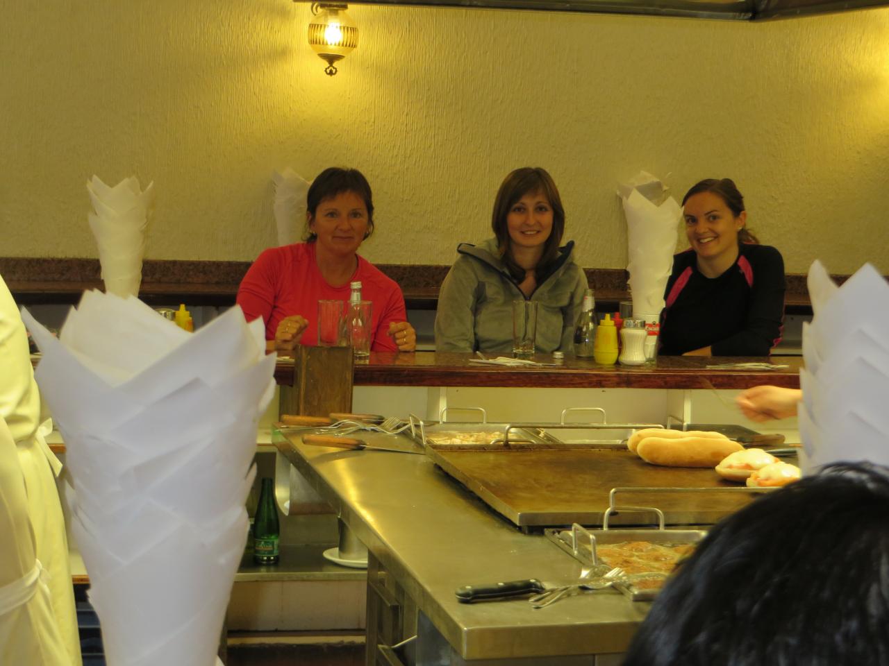 Dans le restau' au burger