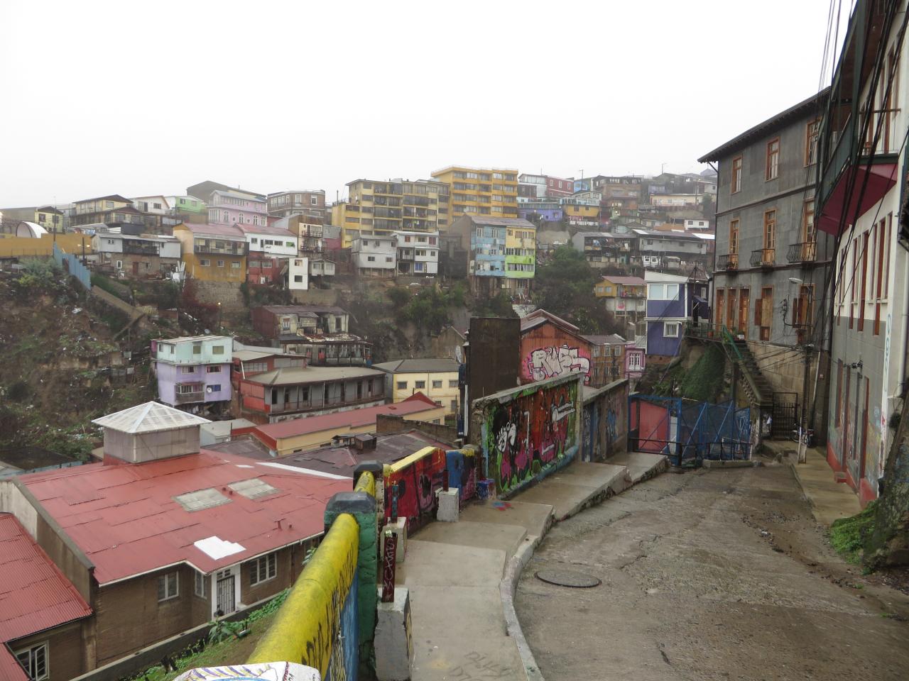 Valparaiso sous la pluie