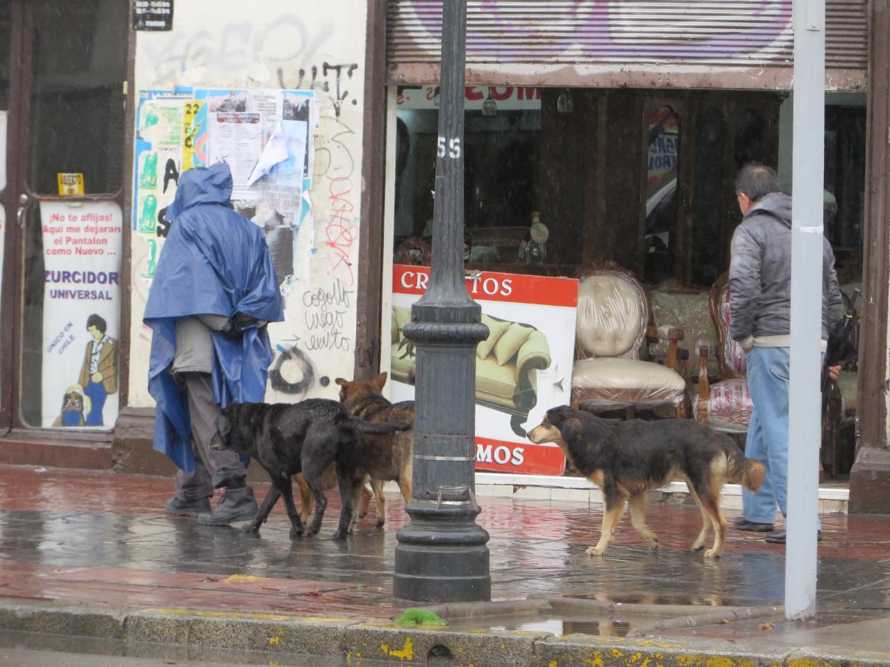 Dans les rues de Santiago