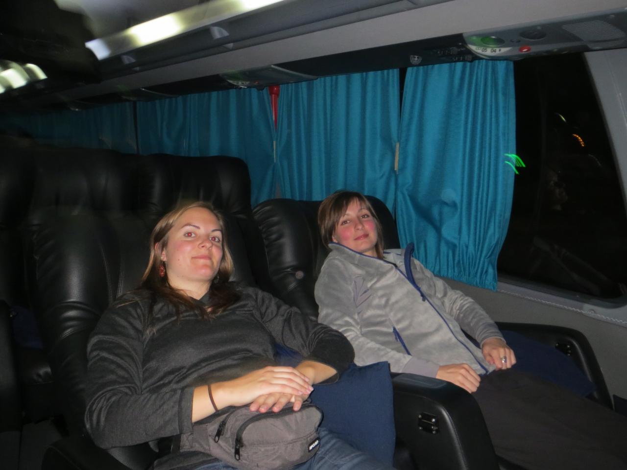Dans le bus de nuit : Mendoza - Salta