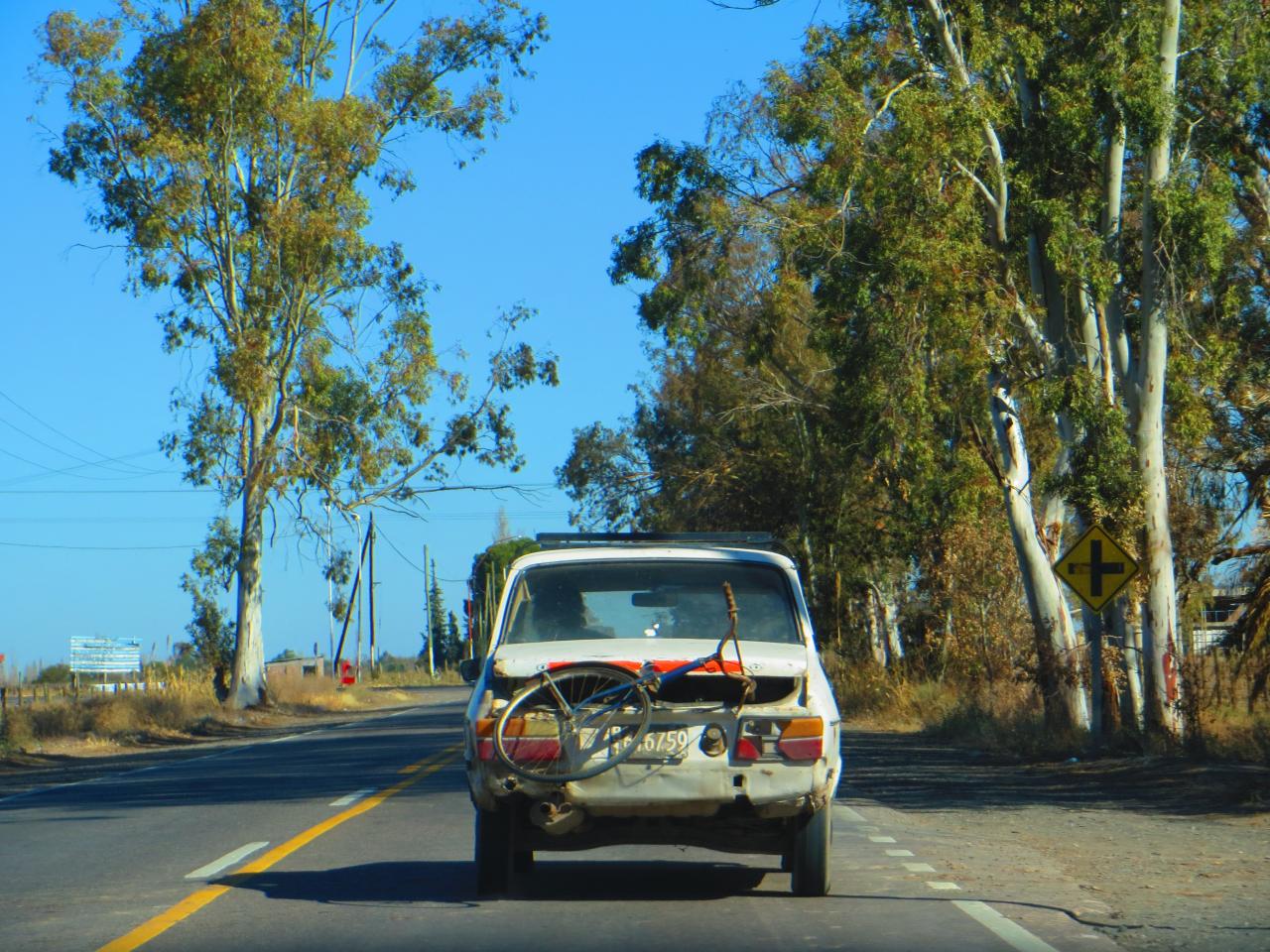 Sur la route du retour à Mendoza